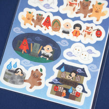 Charger l'image dans la galerie, Collection seal "Ghost" Sheet sticker from Japan
