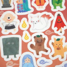 Charger l'image dans la galerie, Collection seal "Ghost" Sheet sticker from Japan
