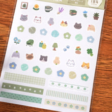Load image into Gallery viewer, Masking Die Cut sticker -Yuru Illustrations-
