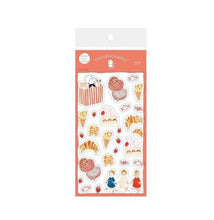 Lade das Bild in den Galerie-Viewer, TOCOROCOMUGI Clear Seal Sheet sticker from Japan by Furukawashiko
