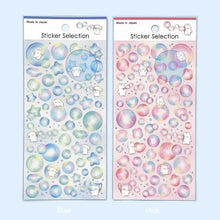 Load image into Gallery viewer, Sticker selection -Soft soap bubble- sticker from Japan by GAIA
