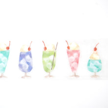 Carica l&#39;immagine nel visualizzatore di Gallery, Summer Clear Tape -Juicy color- cream soda by mind wave from Japan
