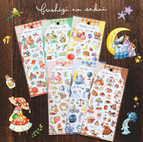 A mysterious world sticker from Japan by mind wave fushigi na sekai