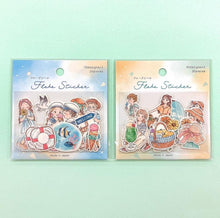Carica l&#39;immagine nel visualizzatore di Gallery, Flake sticker -Summer Kids/Summer Girls- from Japan by GAIA
