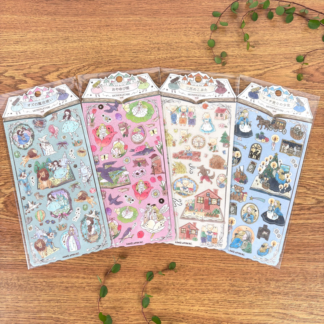 MONOGATARI seal from Japan by Kamio Japan washi sticker