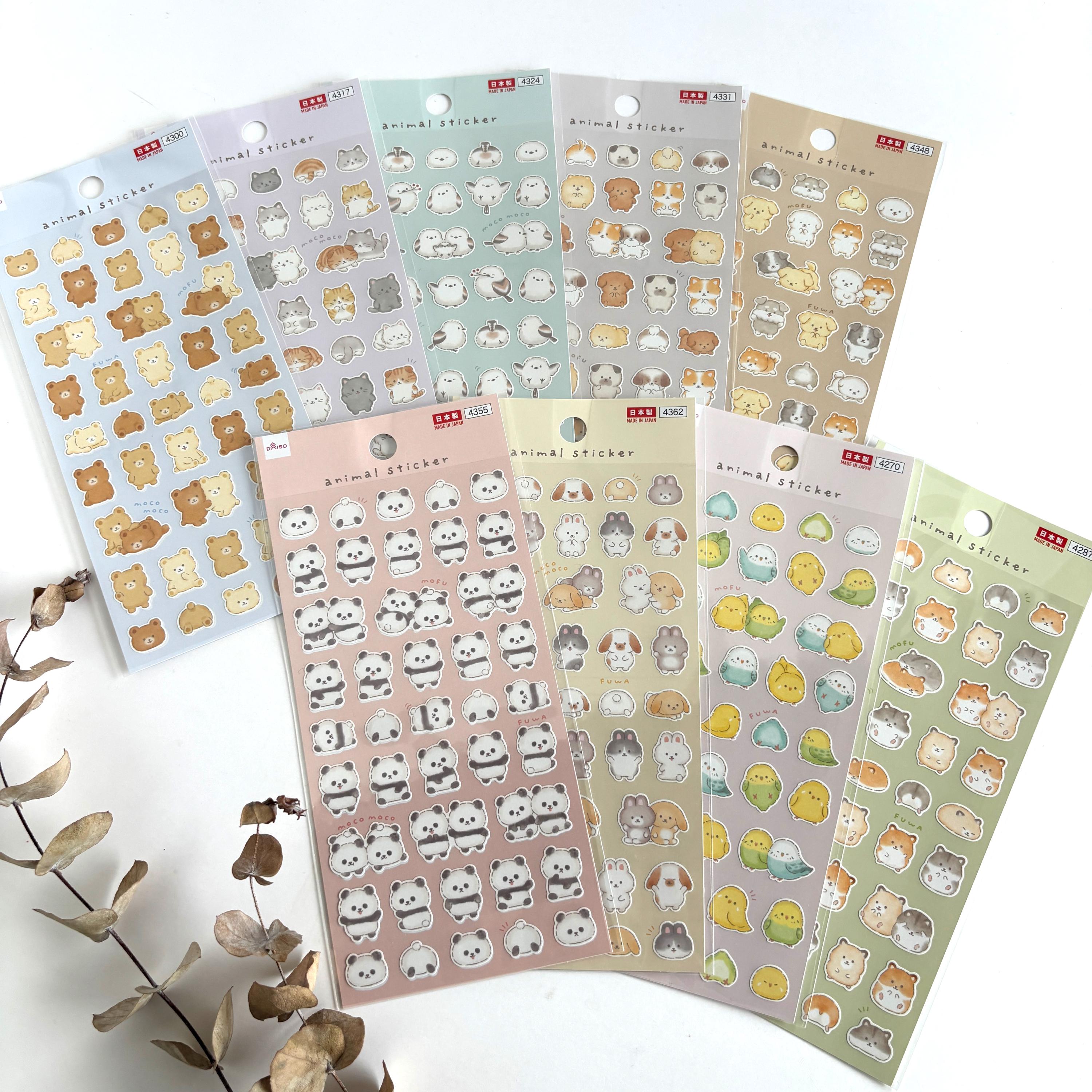 animal sticker from Japan by Daiso – One Two Three Room