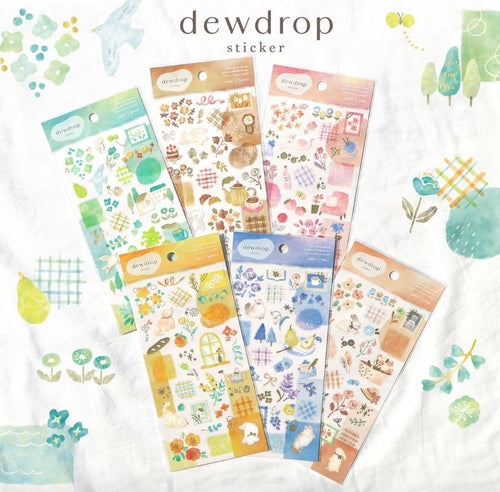 dewdrop Sticker from Japan by mind wave