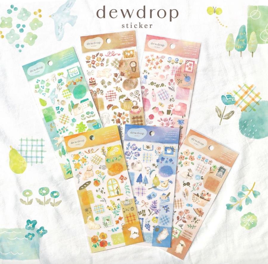 dewdrop Sticker from Japan by mind wave