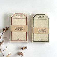 Lade das Bild in den Galerie-Viewer, Memo card Letterpress Printing Label card By classiky From Japan

