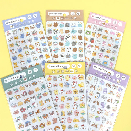 mood icon sticker from Japan by mind wave
