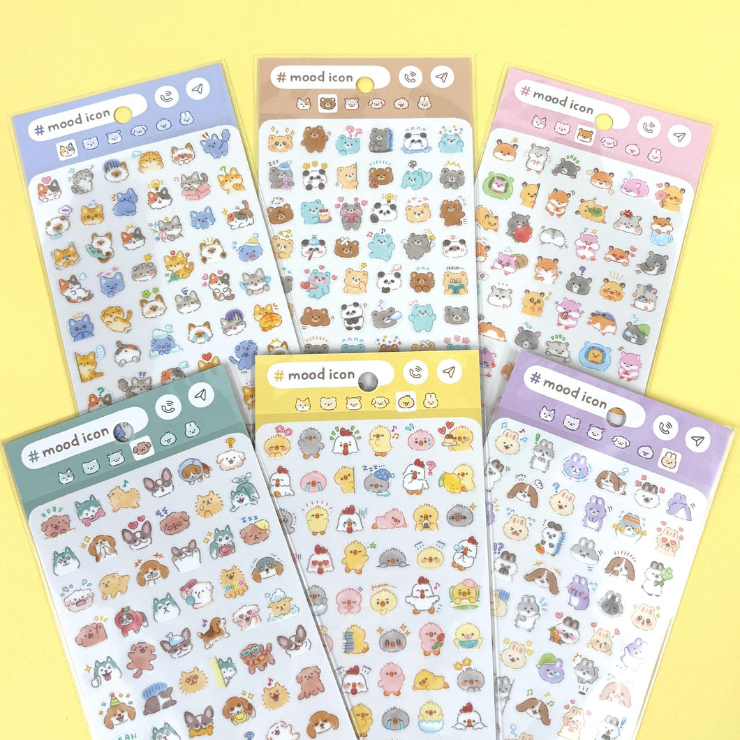 mood icon sticker from Japan by mind wave