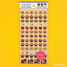 Carica l&#39;immagine nel visualizzatore di Gallery, chocotto seal &quot;Japanese food&quot; mini sticker from Japan&lt;GAIA&gt;
