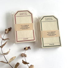 Lade das Bild in den Galerie-Viewer, Memo card Letterpress Printing Label card By classiky From Japan
