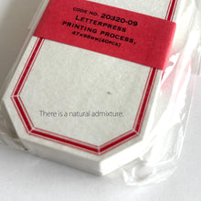 Lade das Bild in den Galerie-Viewer, Letterpress Printing Label card Octagonal By Classiky From Japan
