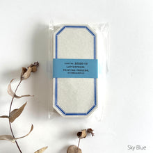 Lade das Bild in den Galerie-Viewer, Letterpress Printing Label card Octagonal By Classiky From Japan
