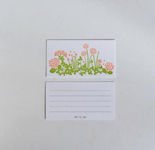 Lade das Bild in den Galerie-Viewer, Dots and Lines Letterpress Card (Little Garden) By classiky From Japan
