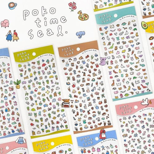 Poco time seal Clear sticker from Japan by mind wave