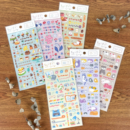 choko deco seal clear sticker from Japan by mind wave
