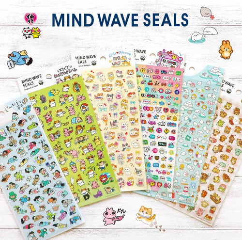 MW seal Sticker 4 from Japan by mind wave