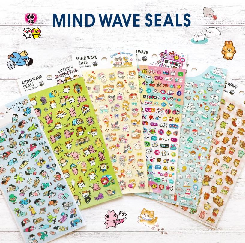 MW seal Sticker 4 from Japan by mind wave