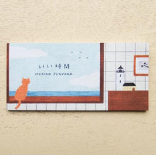 Load image into Gallery viewer, Mariko Fukuoka -Good Time- Ippitsusen (mini letter paper) cozyca products hyougensha
