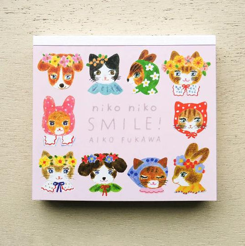 Aiko Fukawa memo pads -niko niko SMILE!- cozyca products hyogensha