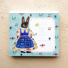 Load image into Gallery viewer, Aiko Fukawa memo pads -flower and animals- cozyca products hyogensha
