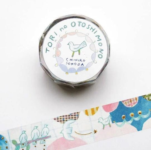 Masking tape Chihiro Sonoda -TORI no OTOSHIMONO- cazyca products hyougensha
