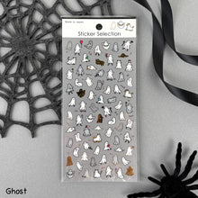 Load image into Gallery viewer, Sticker Selection Halloween sticker -Ghost/Black Cat- from Japan by GAIA
