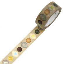 Load image into Gallery viewer, Masking tape Set of 3 -Antique Button- from Japan washi tape

