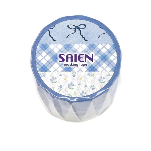 Masking tape Set of 3 -Sky Blue Ribbon- from Japan washi tape