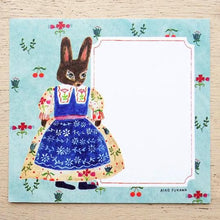 Load image into Gallery viewer, Aiko Fukawa memo pads -flower and animals- cozyca products hyogensha
