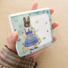 Load image into Gallery viewer, Aiko Fukawa memo pads -flower and animals- cozyca products hyogensha
