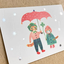 Load image into Gallery viewer, Aiko Fukawa Post Card -raindrops- cozyca products hyougensha
