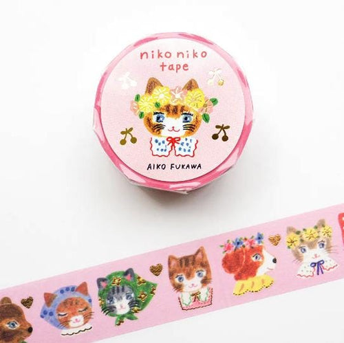Masking tape Aiko Fukawa -niko niko- cazyca products hyougensha