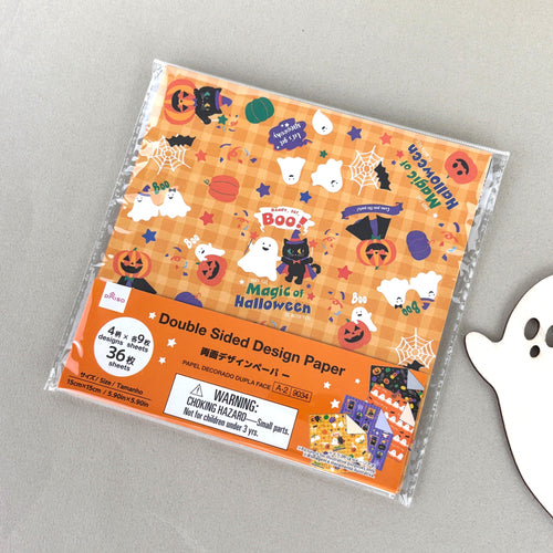 Halloween Design Paper -Double Sided Design Paper- origami, Chiyogami
