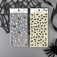 Load image into Gallery viewer, Sticker Selection Halloween sticker -Ghost/Black Cat- from Japan by GAIA
