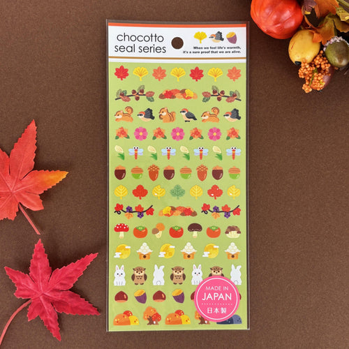 chocotto seal -Autumn 2- mini sticker from Japan by GAIA
