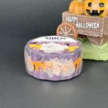 Load image into Gallery viewer, Halloween masking tape &quot;Black Cat Ghost&quot; from Japan washi tape
