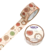 Load image into Gallery viewer, Masking tape &quot;Hedgehog and Yarn&quot; from Japan washi tape
