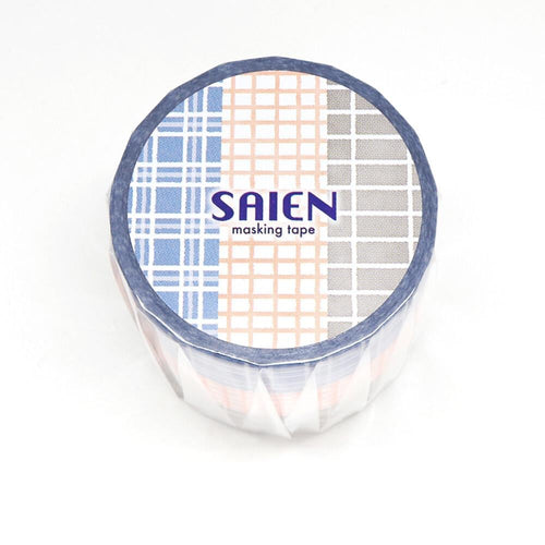 Masking tape Set of 3 -Check pattern- from Japan washi tape