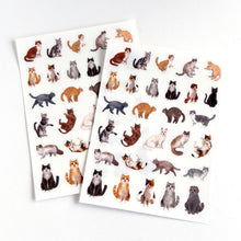 Charger l&#39;image dans la galerie, Film Die Cut seal -Cat2- sticker from Japan
