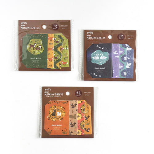 Mini Masking Sheet -Classic Animals-