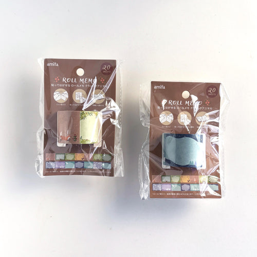 Roll Memo -Classic Animals- Removable