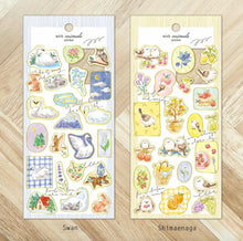 Load image into Gallery viewer, with animals sticker from Japan by mind wave
