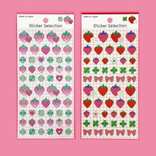 Charger l&#39;image dans la galerie, Sticker Selection -Lovely Strawberry- from Japan by GAIA
