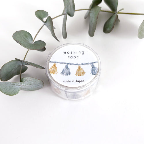 Drawing Masking Tape Die Cut -Tassel- from Japan by mind wave Washi tape