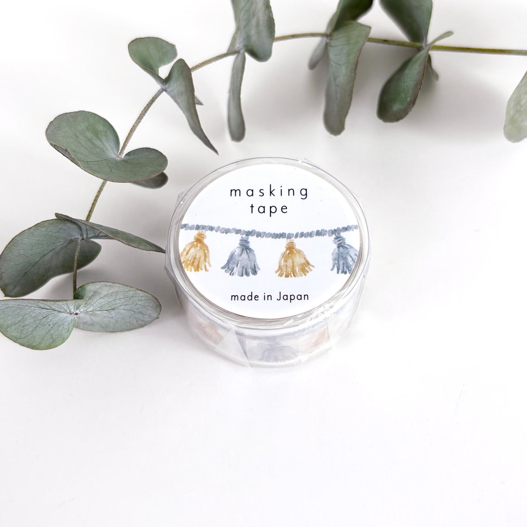 Drawing Masking Tape Die Cut -Tassel- from Japan by mind wave Washi tape