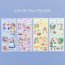 Lade das Bild in den Galerie-Viewer, Cap of tea sticker from Japan by GAIA
