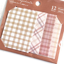 Lade das Bild in den Galerie-Viewer, Mini Masking Sheet -Watercolor Check-
